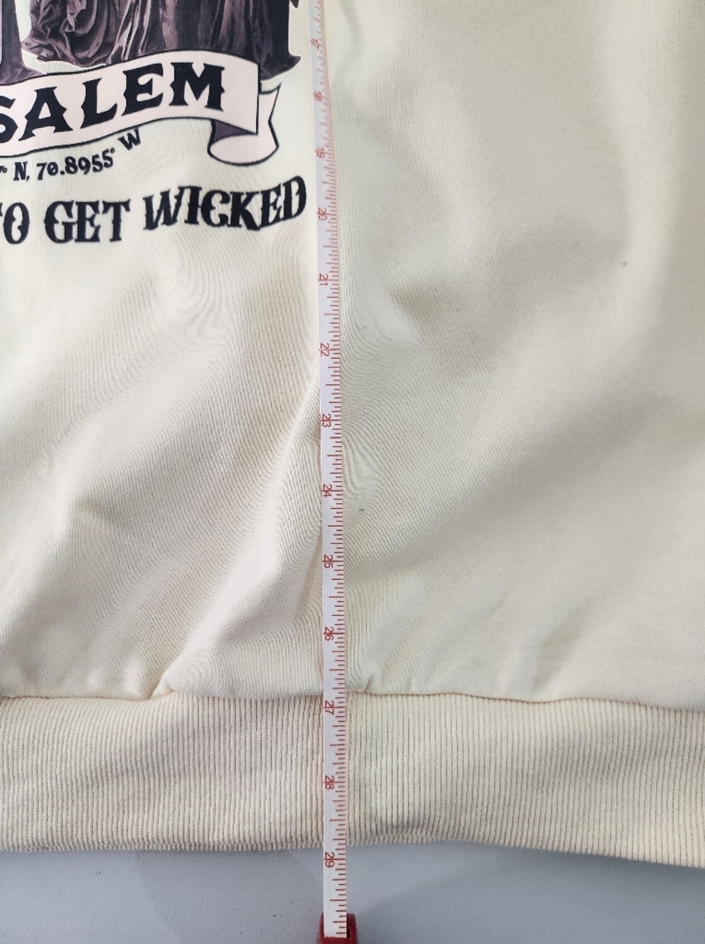 Girls Trip Salem Graphic Sweatshirt - Cream, Size XXL - Picture 8 of 8